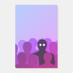 Notas Post-it® Fantasma fantasmagórico en arte del horror de la