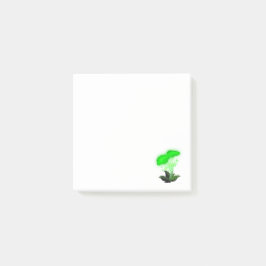 Notas Post-it® Fantasy Chanterelle Gslow Green Mushroom
