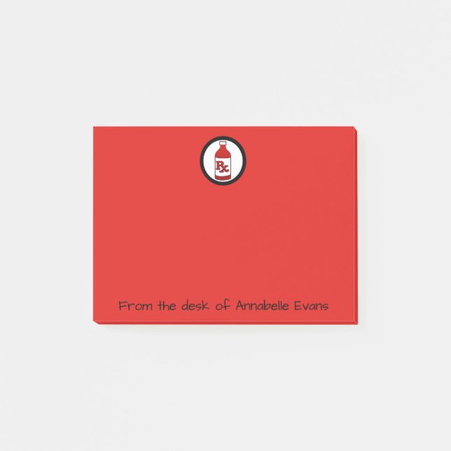 Notas Post-it® Farmacéutico (Anverso)