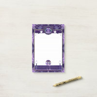 Faro morado de lluvia