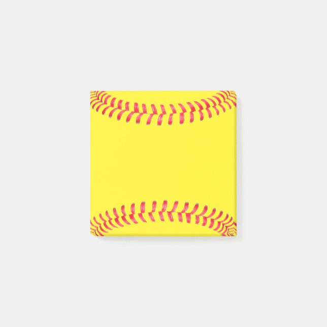 Notas Post-it® Fastpitch Softball Coach o Player Sports Office (Anverso)