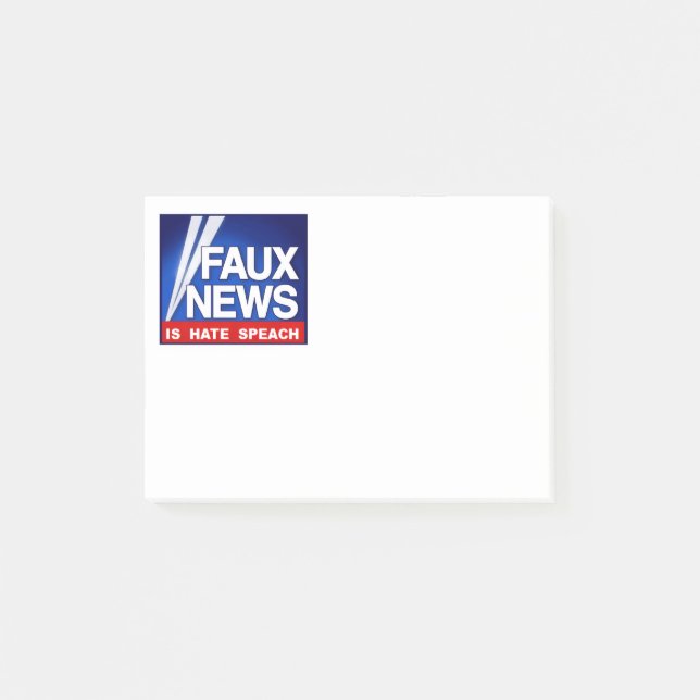 Notas Post-it® Faux News (Anverso)