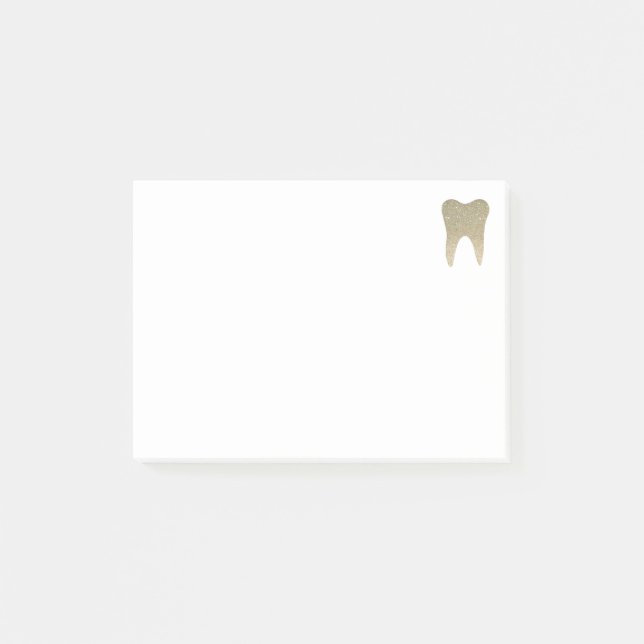 Notas Post-it® Faux Purpurina Teeth Dental Post-it Notes (Anverso)