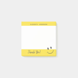 Notas Post-it® Felices Caras Sonrientes Gracias Personalizar