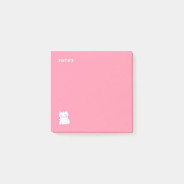 Notas Post-it® Felices Melonía del Gato (Anverso)