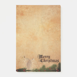 Notas Post-it® Felices Navidad del vintage