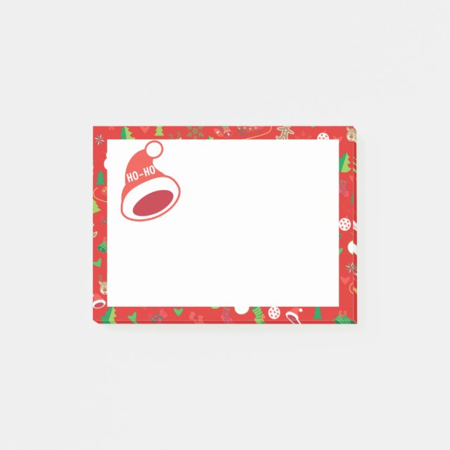 Notas Post-it® ¡Felices Navidad y Feliz Año Nuevo! Navidad (Anverso)