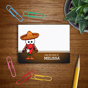 Notas Post-it® Felices pimientas de Jalapeno personalizadas