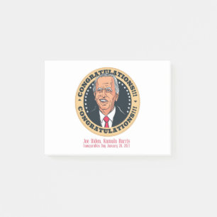 Notas Post-it® felicitaciones presidente joe biden