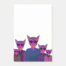 Notas Post-it® Feline characters