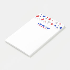 Notas Post-it® Feliz 4 de julio