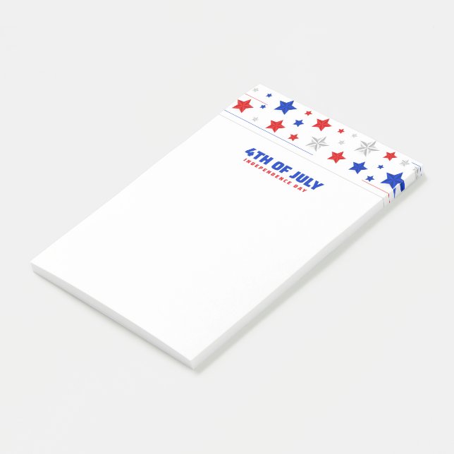 Notas Post-it® Feliz 4 de julio (En perspectiva)