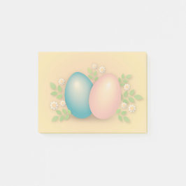 Notas Post-it® Feliz Año de Pascua Egos pastel primavera floral