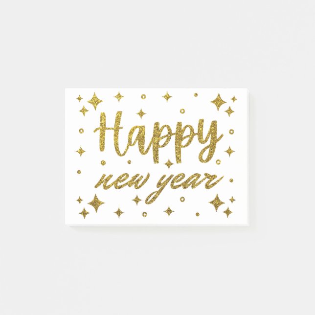 Notas Post-it® Feliz Año Nuevo (Anverso)