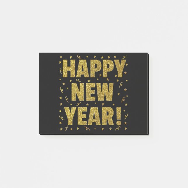 Notas Post-it® Feliz Año Nuevo (Anverso)
