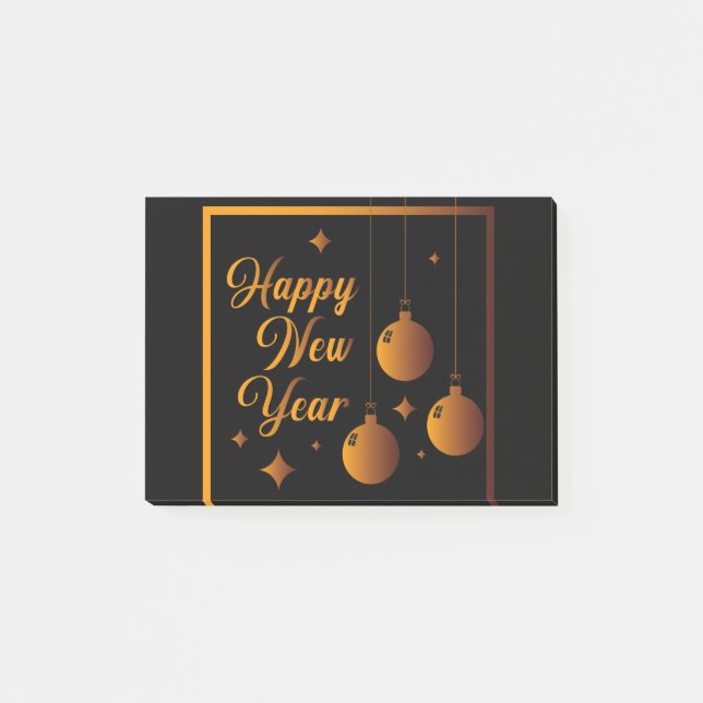 Notas Post-it® Feliz Año Nuevo (Anverso)