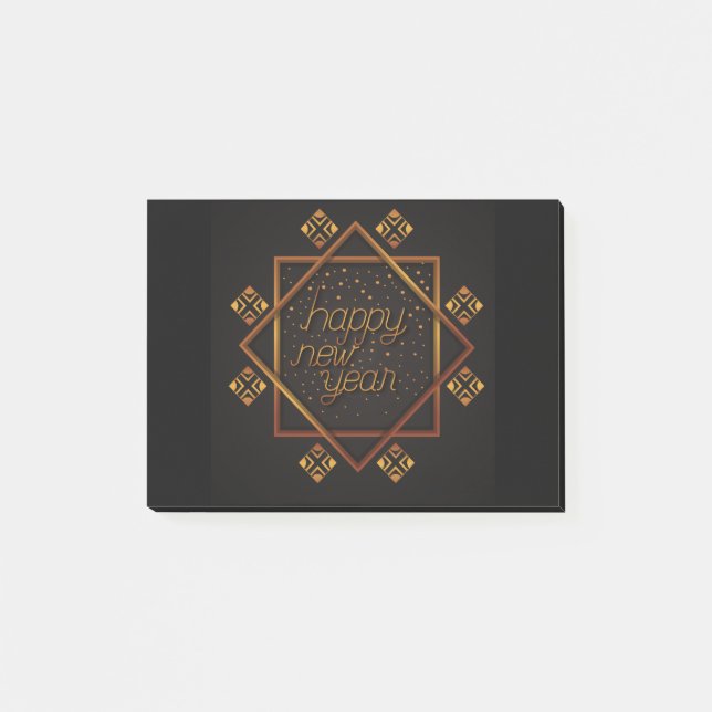 Notas Post-it® Feliz Año Nuevo (Anverso)