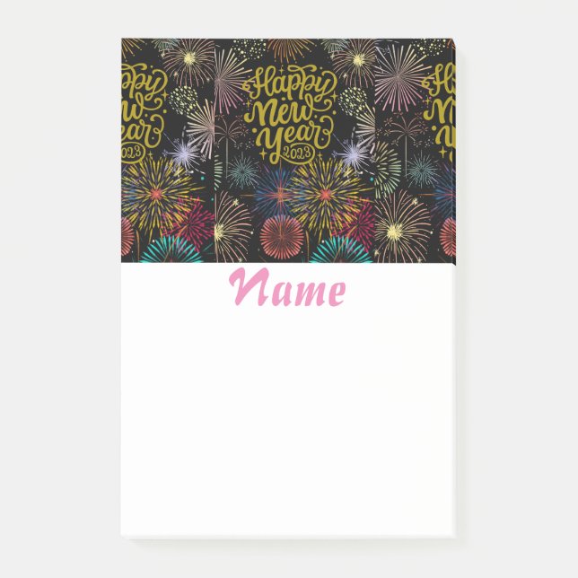 Notas Post-it® Feliz Año Nuevo 2023 Thunder_Cove (Anverso)