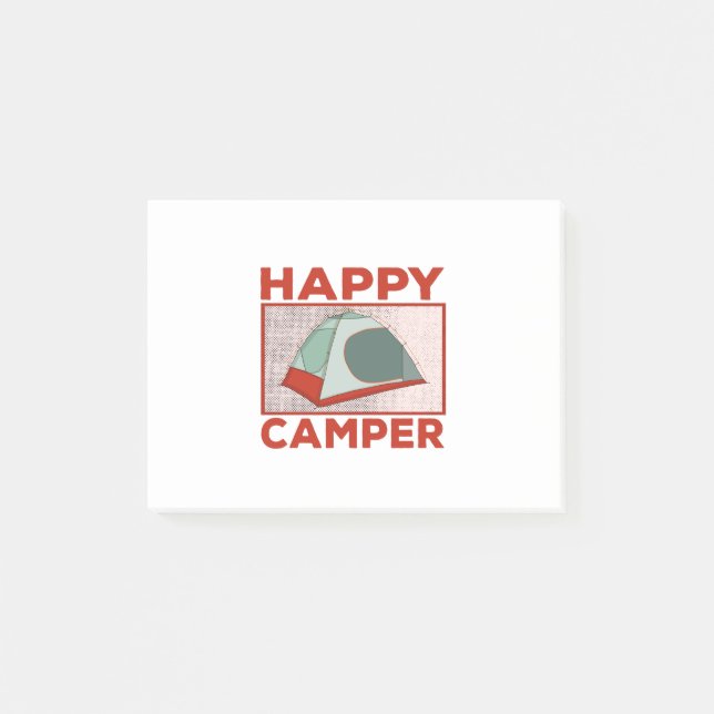 Notas Post-it® Feliz Camper (Anverso)