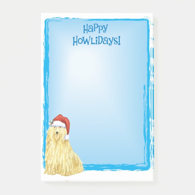 Notas Post-it® Feliz cumpleaños Komondor (Anverso)
