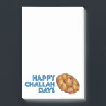 Notas Post-it® Feliz día de desafío Hanukkah Chanukah Pan Loaf<br><div class="desc">Presenta un ilustracion original de un pan de jalita trenzado, con FELIZ DÍAS DE CHALA en un divertido tipo de letra. ¡Genial para Hanukkah! Este ilustracion también está disponible en otros productos. ¿No ves lo que estás buscando? ¿Necesita ayuda con la personalización? Contacte con Rebecca para que tenga algo diseñado...</div>