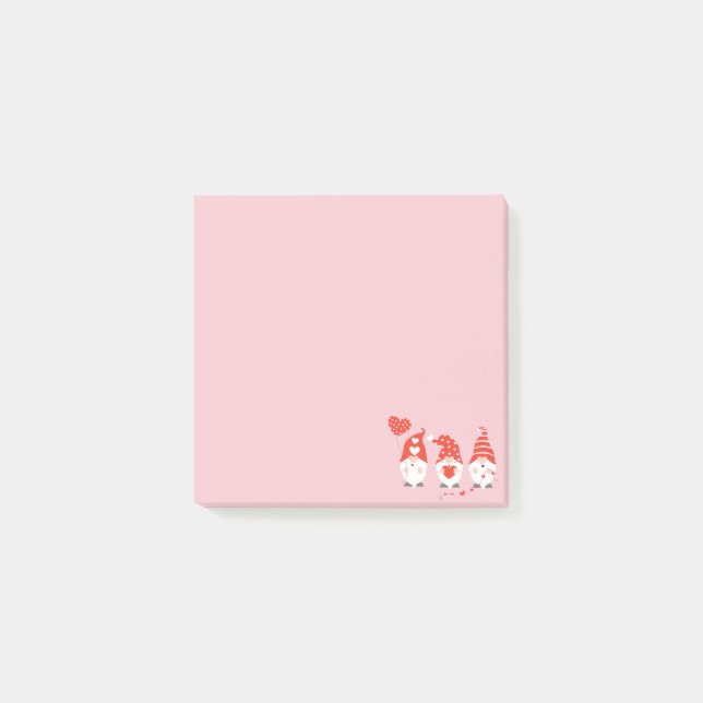 Notas Post-it® Feliz Día de San Valentín se vuelve rosado rojo (Anverso)