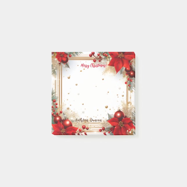 Notas Post-it® Feliz Navidad (Anverso)