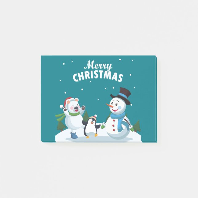 Notas Post-it® Feliz Navidad (Anverso)