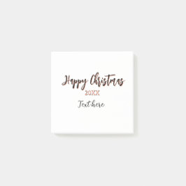 Notas Post-it® Feliz Navidad a los detalles del año negro holi