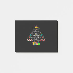 Notas Post-it® Feliz Navidad Amabilidad Como Nieve