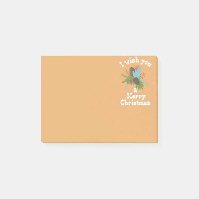 Notas Post-it® Feliz Navidad Decoración (Anverso)