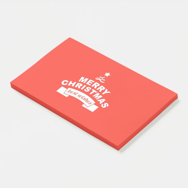 Notas Post-it® Feliz Navidad, mis mejores deseos (En perspectiva)