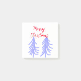 Notas Post-it® Feliz Navidad pino pino púrpura rojo púrpura y agu