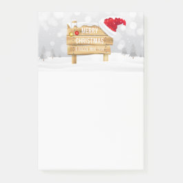 Notas Post-it® Feliz Navidad y Feliz Año Nuevo