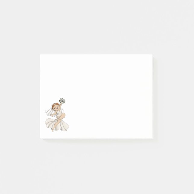 Notas Post-it® Feliz Novia 03 (Anverso)