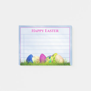 Notas Post-it® Feliz Pascua - Floral Photography Easter Eggs Post