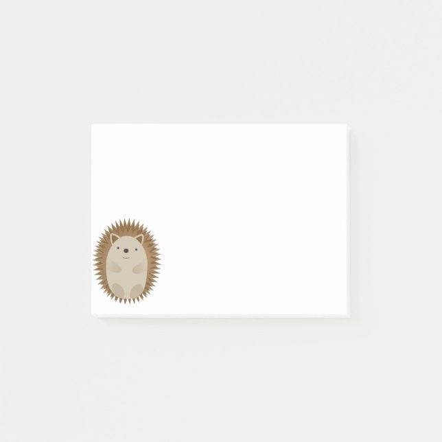 Notas Post-it® Feliz Pequeño Hedgehog (Anverso)