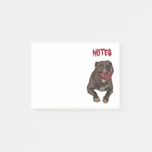 Notas Post-it® Feliz Pitbull