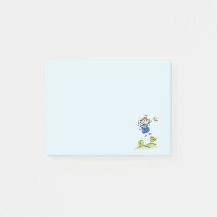 Notas Post-it® Feliz Salto de hadas ángel y baile fuera