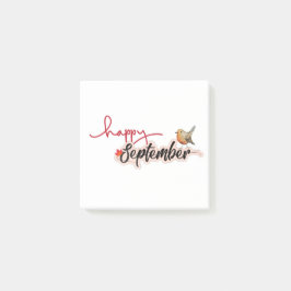 Notas Post-it® Feliz septiembre