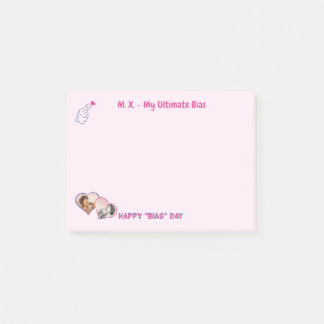 Notas Post-it® Femenino minimalista rosa Kdrama Kpop 2 fotos feme