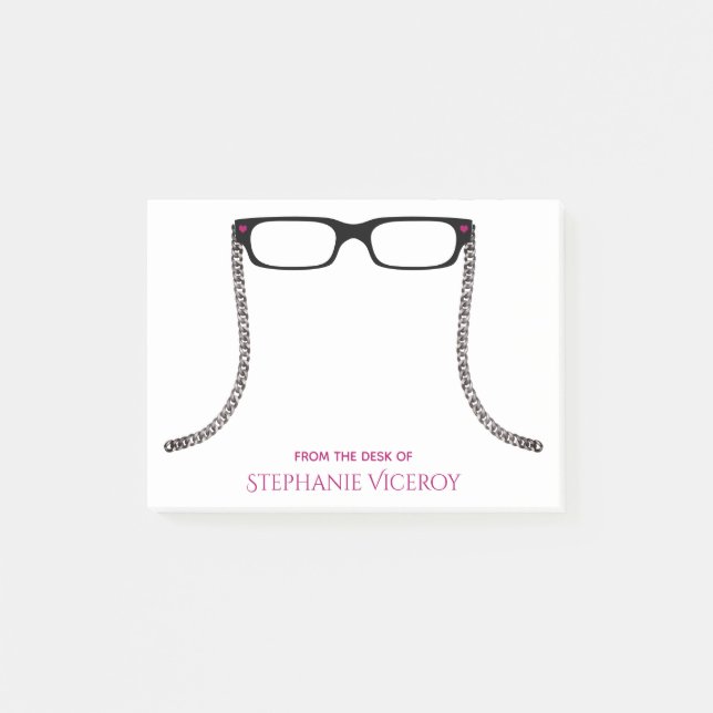 Notas Post-it® Feminina de la mesa de (Anverso)