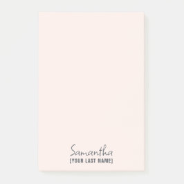 Notas Post-it® Feminine Minimalist Notepad | Dusty Sage