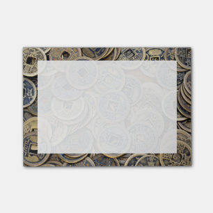 Notas Post-it® Feng Shui Buena suerte Riqueza Monedas chinas