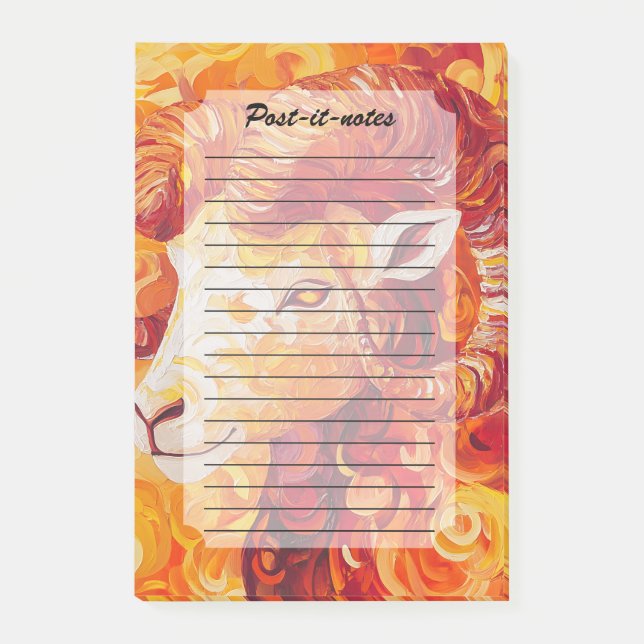 Notas Post-it® Feroy Solar Capricorn Spirit (Anverso)