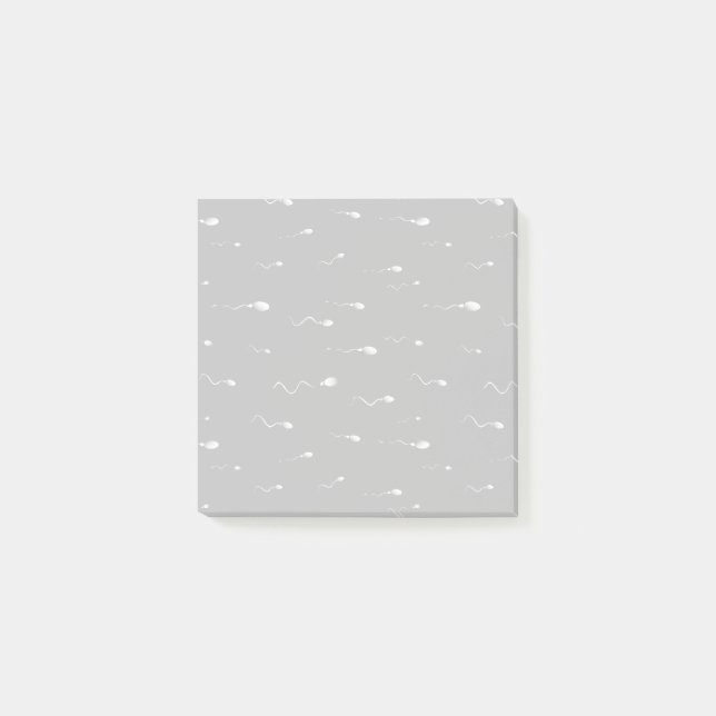 Notas Post-it® Fertilidad de la Novedad espermática (Anverso)