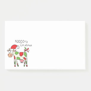 Notas Post-it® Festividad de Navidades Personalizados de vacas di