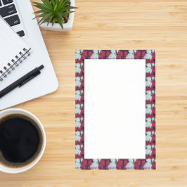 Notas Post-it® Festividad de Poinsettia variada roja y blanca