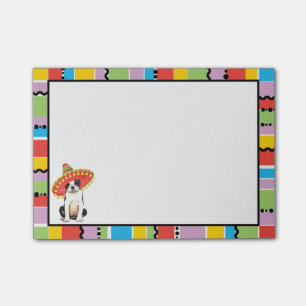 Notas Post-it® Fiesta Boston Terrier