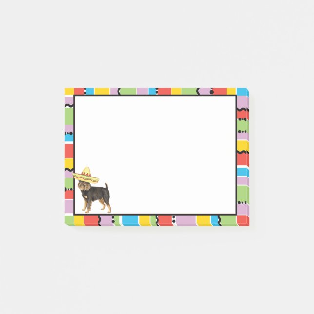 Notas Post-it® Fiesta Brussels Griffon (Anverso)